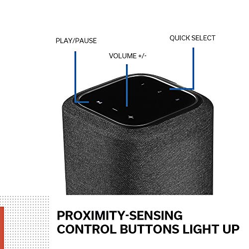 Denon Home 150 Wireless Speaker, Smart Speaker with Bluetooth, WiFi, Works With AirPlay 2, Google Assistant / Siri / Features Alexa Built-In, Music Streaming, HEOS Built-in for Multiroom - Black - Image 6