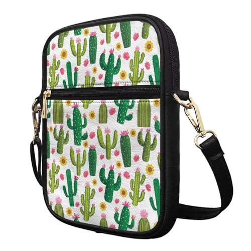 COEQINE Leather Messenger Bag for Men for Work Waterproof Crossbody Bag Adult Aesthetic Small Shing Bag for Cell Phone Case2