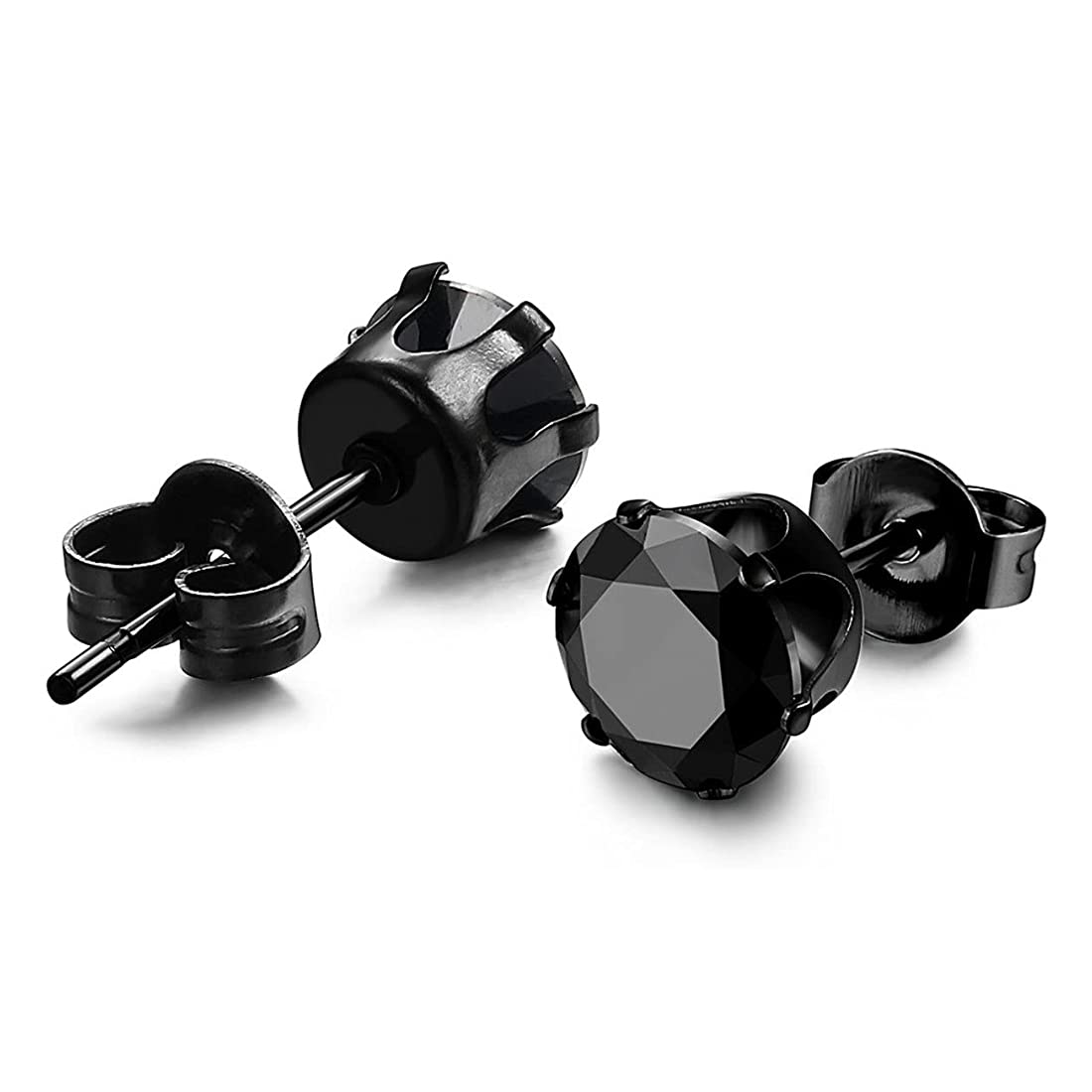 Crystal Stud Earrings Combo Pack - Set of 3 Pairs
