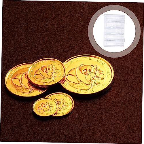 Set de cajas para almacenar monedas transparentes miniatura 6