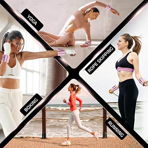 Yes4All Silicone Wrist Weight, Wearable Ankle Weights for Strength Training, Yoga, Jogging, Running, Suit Home Gym Indoors and Outdoors - Image 5