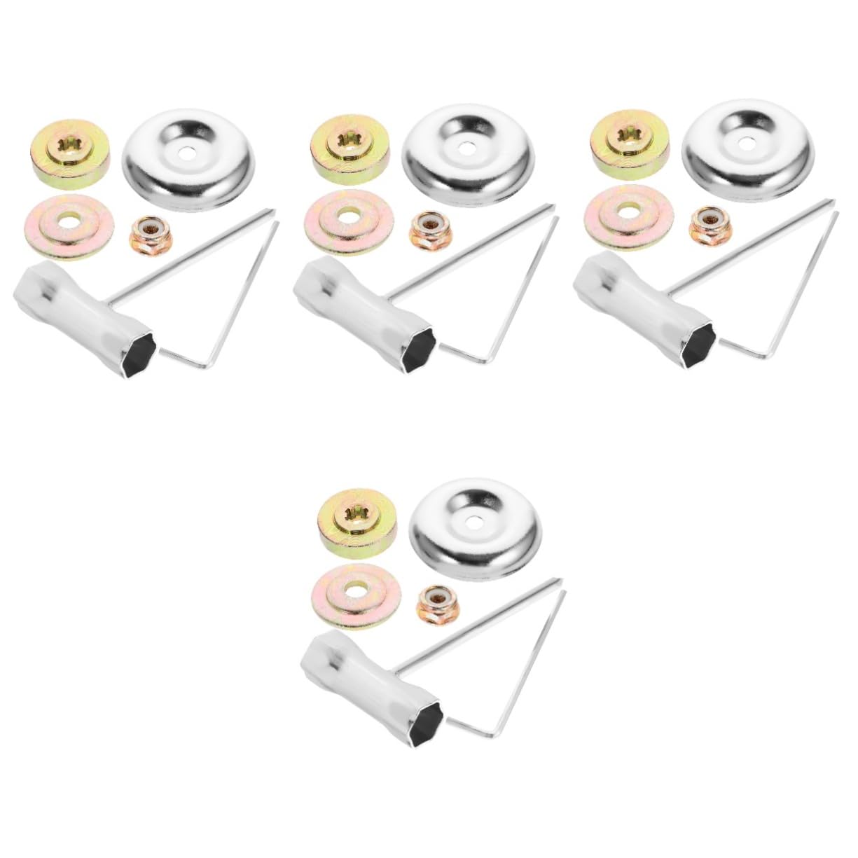 Milisten 4juegos De para Cortacésped Accesorios De Desbrozadora para Césped Jardín y Cuchillas para Cortar y Desmalezar
