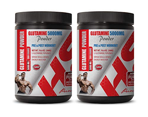 pre Workout Women Weight Loss - PRE & Post Workout - GLUTAMINE Powder 5000MG - glutamine Powder 5000mg - 2 Cans 600 Grams