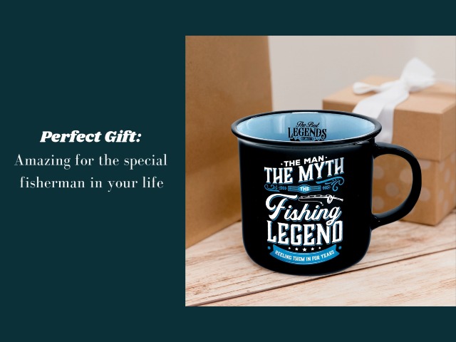 Amazon.com | Pavilion Gift Company - Fishing Legend - Ceramic 13