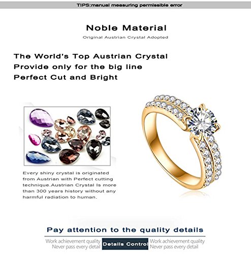 Luxuria Plated AAA Zircon Jewellery Rings