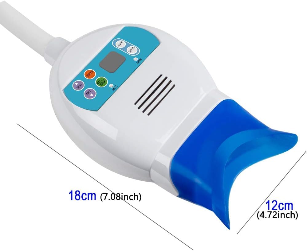 Image of US Stock 24W Teeth Whitening Lamp 8 LED Lights Bleaching Accelerator for Operating Chair