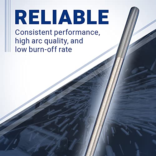 TIG Welding Tungsten Electrodes 2% Ceriated 2.4 mm x 175 mm (Grey WC20) 10-Pack