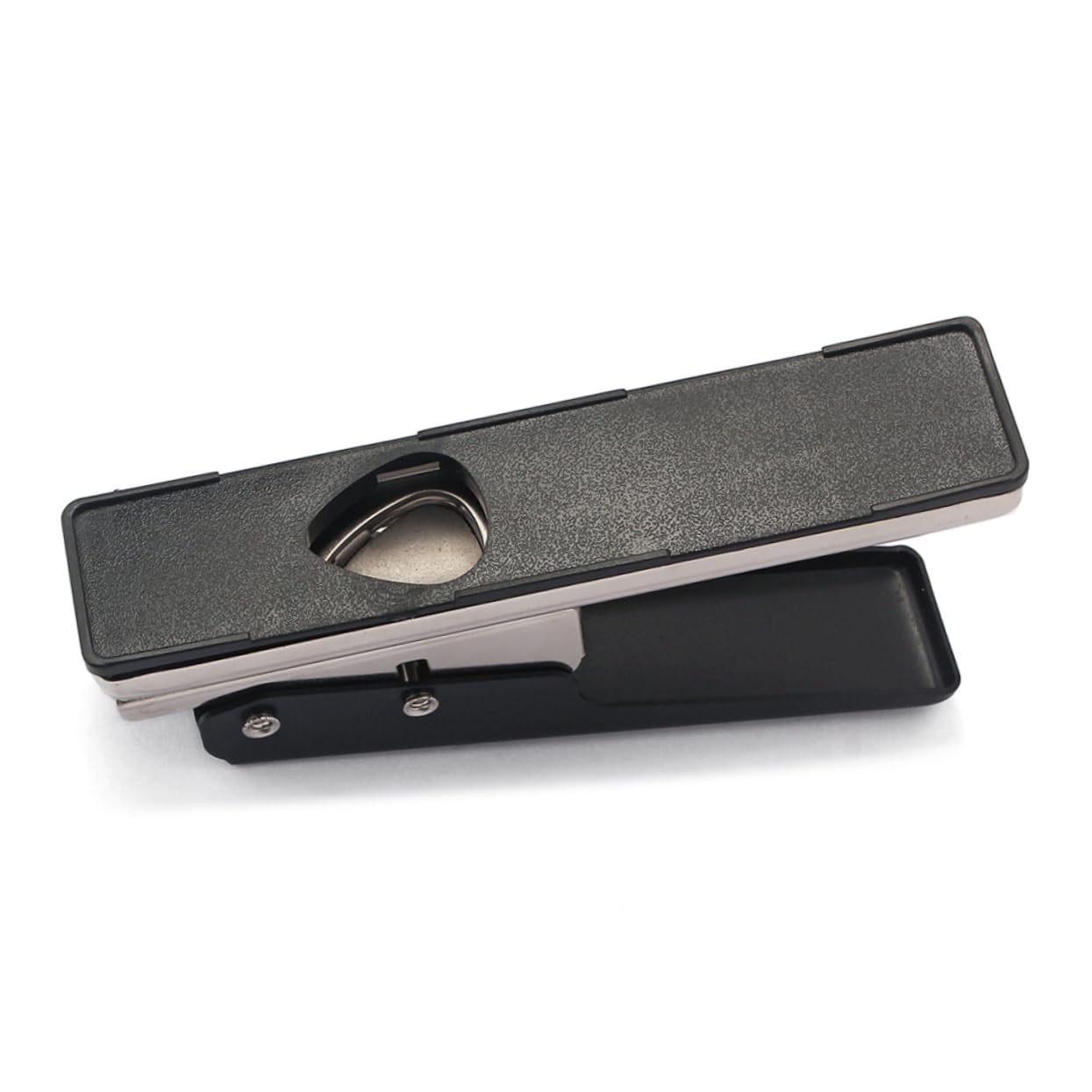 YARNOW Cutter per Plettri Elettrici Macchina per Creare Plettri Fai da Te Accessorio per Chitarra Taglio Preciso Spessore Compatibile Derlin Nero