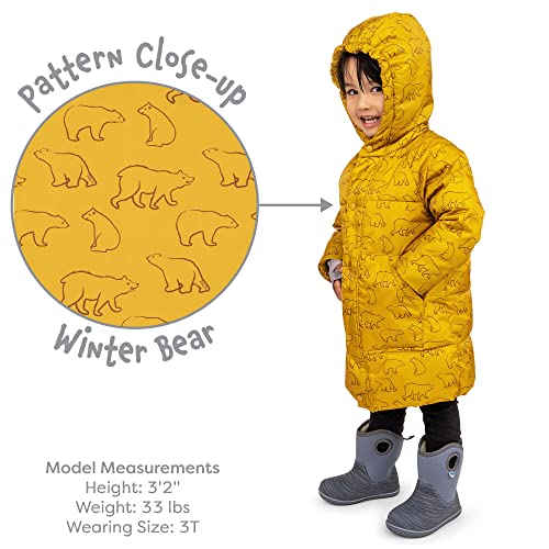 Image of JAN & JUL Insulated Winter Coat, Sherpa Lined Cozy Jacket for Kids
