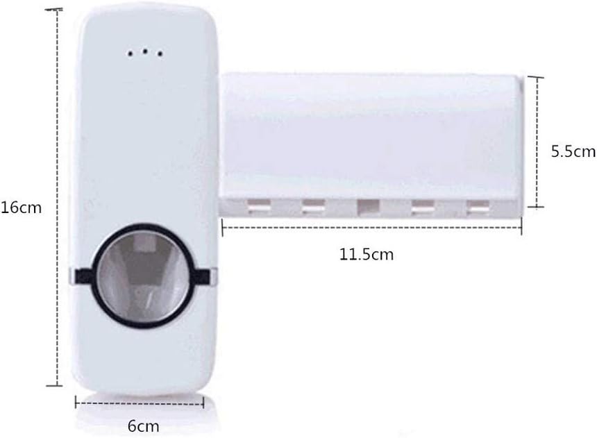 Toothbrush Holder - Bathroom Wall Mounted Automatic Toothpaste Organizer with for Kids Adult(E)