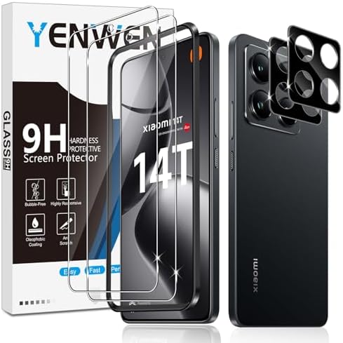 Yenwen Panzerglas Für Xiaomi 15T Pro 5G - 3x Display + 3x Kamera Schutz