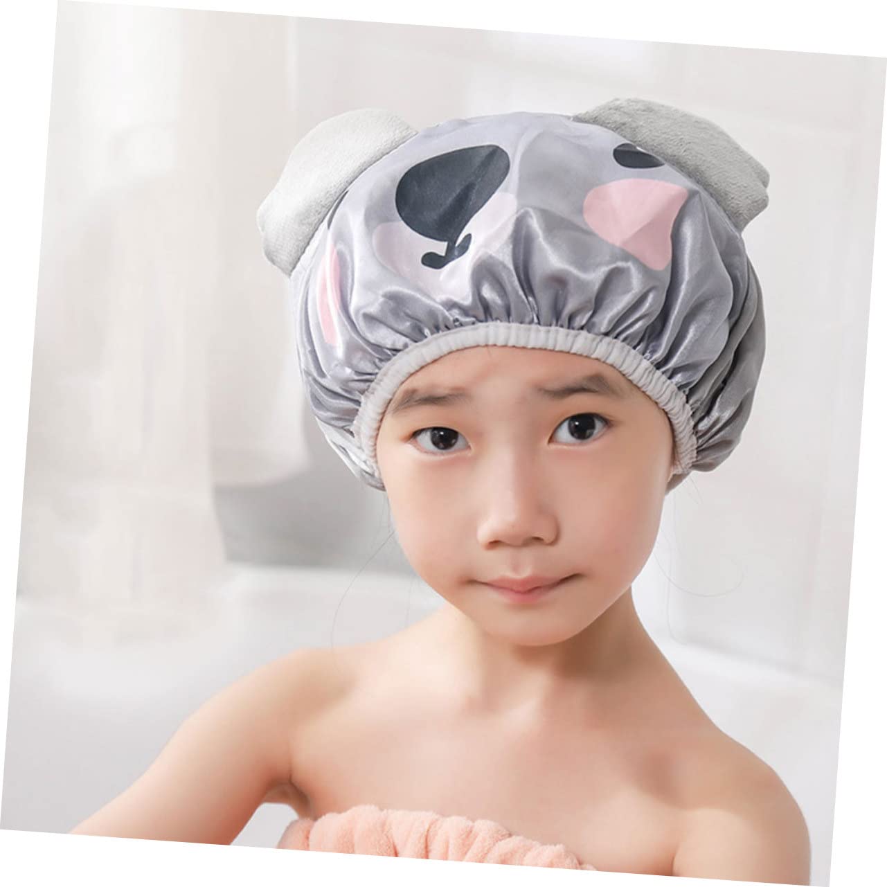 ibasenice 10piezas Gorro De Baño Infantil Gorro De Ducha De Dibujos Animados Para Niñas y Niño Niña Protección Capilar Cama Cómodo y Reutilizable