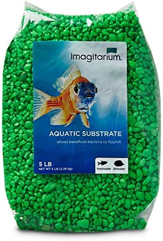 imagitarium Neon Green Aquarium Gravel Substrate, 5 lbs.