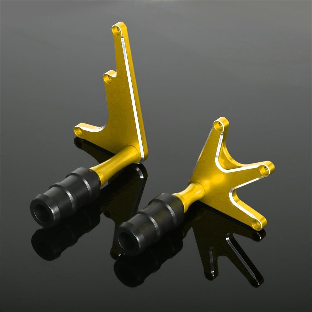 Monkey 125 Frame Sliders Falling Crash Protector Compatible with Monkey 125 2018-2021 CNC Motorcycle Fairing Guard Crashpads Protector (Gold)
