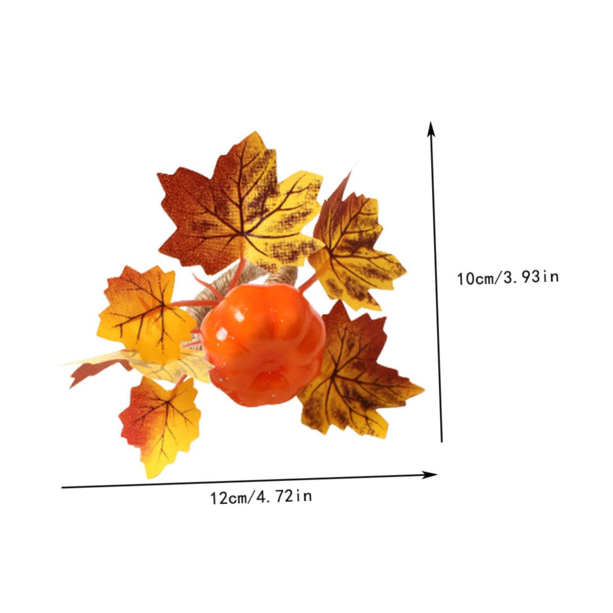 IMIKEYA 3 Sätze Kürbis Serviettenknöpfe Thanksgiving-Serviette Kürbisring Tischdeko Herbst Herbstliche Tischdeko Dekorative Serviettenringe Dekorative Serviettenschnalle Schaum 6 Stück * 3