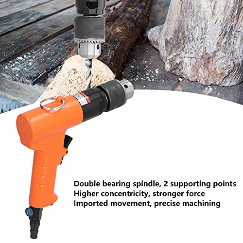 Reversible pneumatische Bohrmaschine, 1/2 Zoll pneumatischer Druckluftbohrer CW CCW Pistole 13 mm Lochbohrwerkzeug… – Bild 3