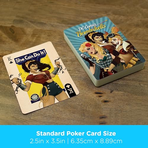 Baraja de Cartas DC Comics Bombshells Poker miniatura 7