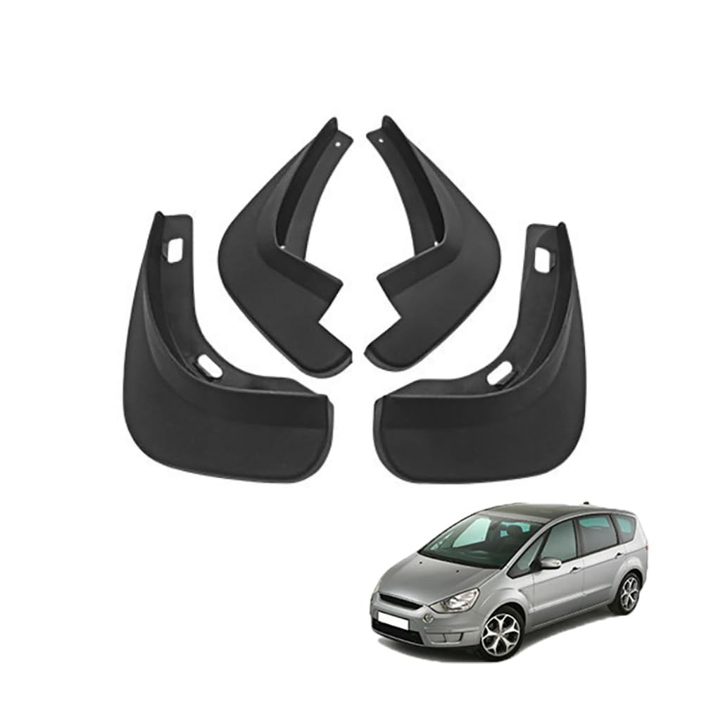 Amhvmu Normal 4Pcs Mud Flaps For Ford S-Max 2006