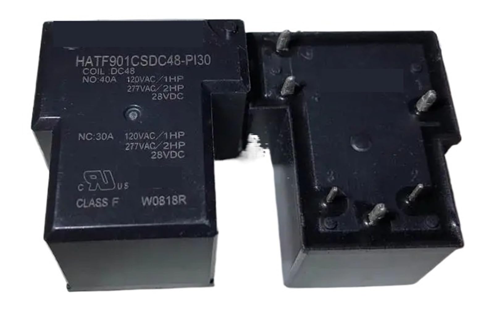 Relais 6 Broches HATF901CSDC48-PI30 composant T90 de puissance 48V 40A