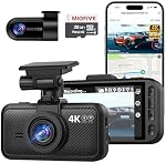 Dash Cam Arrière avant, Miofive 4K + 2K Complet HD Caméra Dash pour les voitures, 32GB SD Carte inclus, Bluetooth Wi-Fi intégré GPS, 3.0” IPS Écran avec contrôle d'application, capteur G, HDR, Vision nocturne, 24H Mode de stationnement