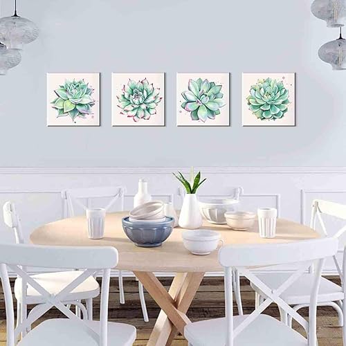 Miniatura 291 de Arte de pared de naturaleza con plantas verdes, decoración de pared de hojas botánicas tropicales, impresiones en lienzo para dormitorio, Hoja