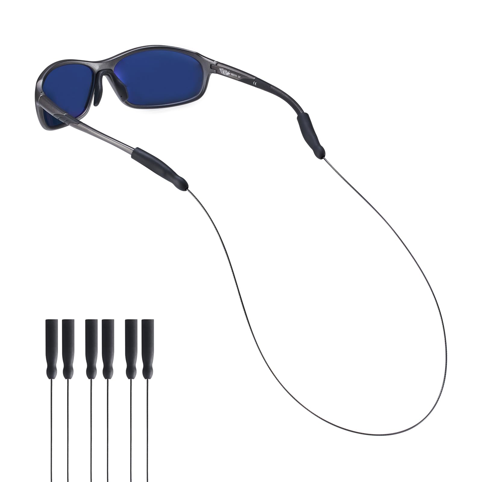 Gdnmpat Glasses Strap - Sunglasses Strap, No Tail Wire Eyeglasses Straps Eyewear String, Eye Glasses Holders Around Neck for Men, Women, Kids, Glasses