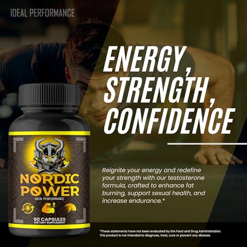 Image of Nordic Power Pills, Official Nordic Power Capsules - Maximum Strength Energy, Stamina and Performance, Premium Formula to Support Overall Well-Being, Natural NordicPower Pastillas Review (2 Pack)
