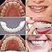 Cosmetic Teeth Veneer Denture Snap on Smile Instant and Confident in Minutes, Top and Bottom Temporary Fake Teeth for irregular, stained, missing and chapped teeth