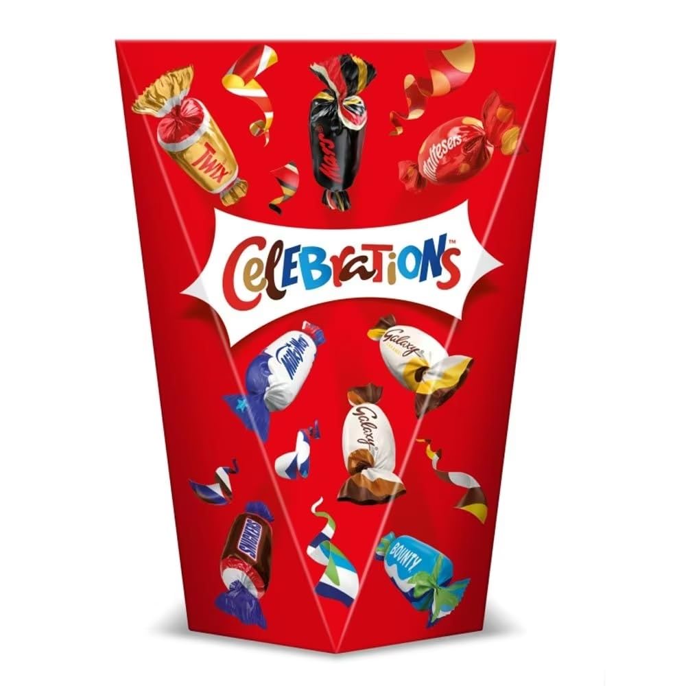 Celebrations An Assortment Of Milk Chocolate, Galaxy, Mars, Bounty, Milkyway, Snickers, Teasers With Honeycombed Pieces All In One 185gm (B0CNPZ8SQY) Amazon Price History, Amazon Price Tracker