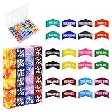 / SIXPONTS Lot de 48 dés MTG de 12 mm – 1/+1 dés de compteur de vie et jetons de compteur de mots clés MTG compatibles avec Magic The Gathering, TCG, accessoires de jeux de cartes (dés # B et compteurs