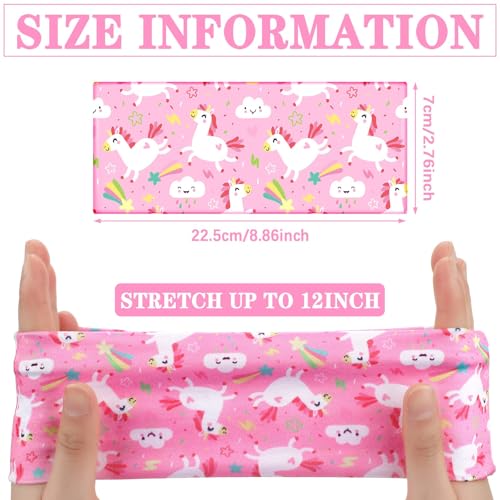 Image of SNOWIE Soft 6Pcs Unicorn Sports Headband for Kids, Sweat-Wicking Stretch