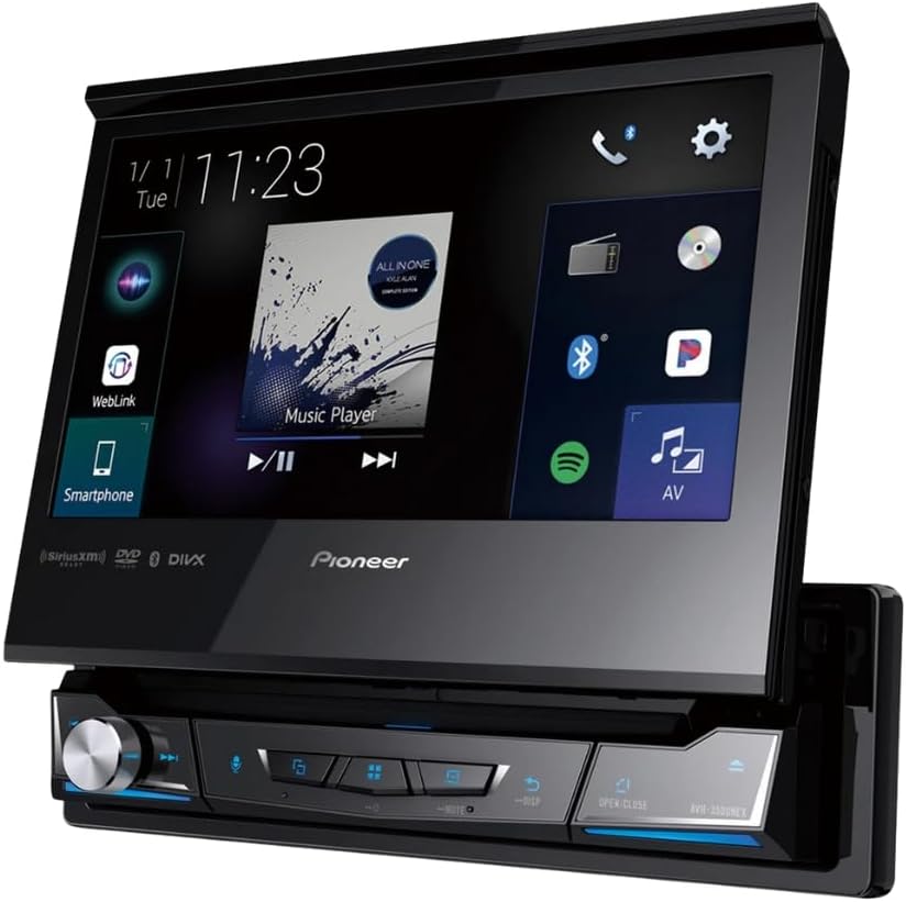 Pioneer AVH-3500NEX 7" 1-DIN Multimedia DVD Receiver with Satellite Radio Tuner