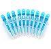 10pcs/set Multicolor Croc Clips Transparent Plastic Hairdresser Clips Hair Styling Sectioning Barrettes Non Slip Alligator Clips Salon DIY Accessories Hairpins for Women and Girls(10pcs-Blue)