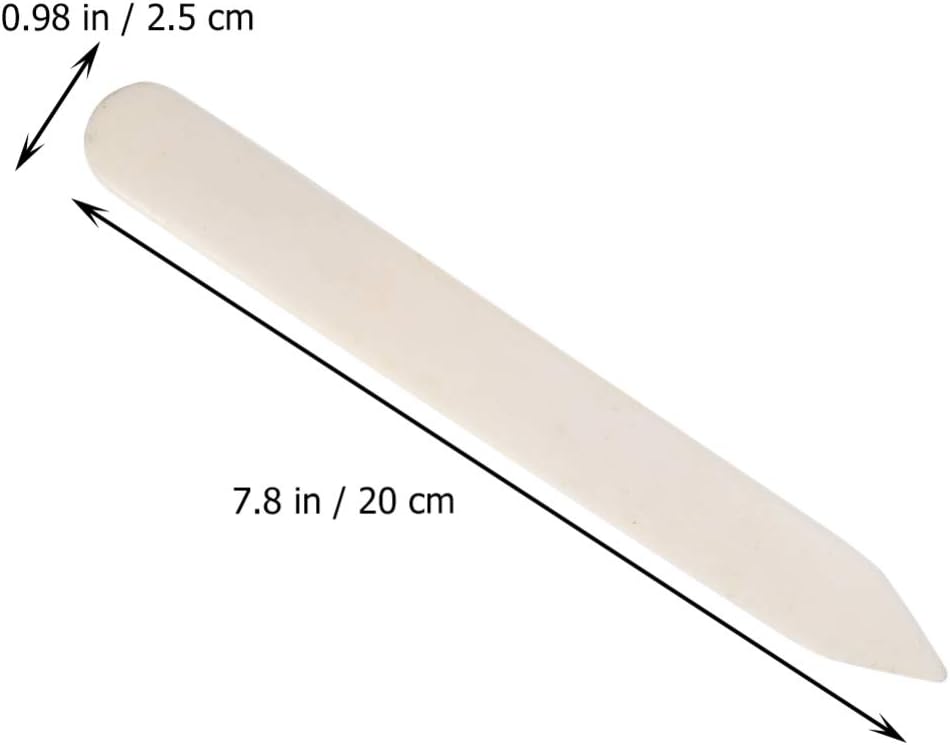 3sets Origami Paper Craft Tool Bone Folder Precise Control Ideal for Leather Shaping Office Supplies 2pcs*3