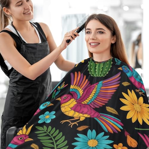 Capa para Corte de Cabello Impermeable 65 x 55 Pulgadas miniatura 6