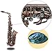 ammoon Profesional Red Bend Bronce Eb E-flat Alto saxofón Abulón Shell Dominante...