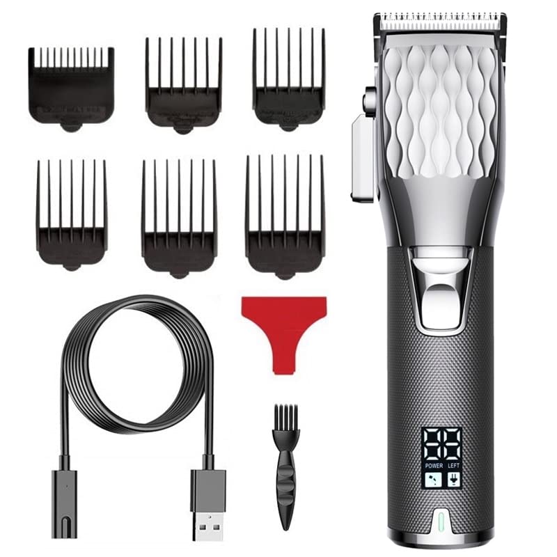 CRIVERS Cortadora de pelo para hombres, profesional recargable, corte de pelo de peluquería para hombres, máquina de corte de pelo eléctrica