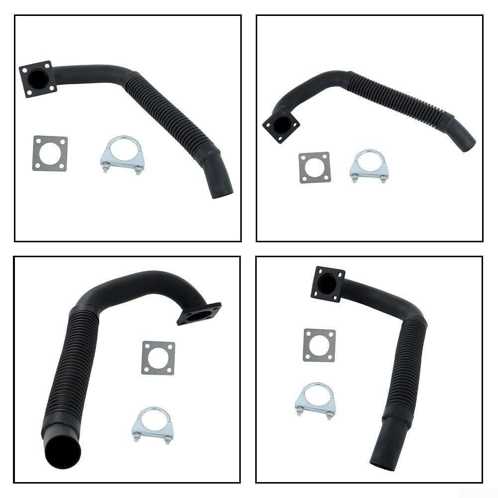 Tubo di scarico silenziatore e guarnizione 6701151 per Bobcat 751 753 763 773 S130 S150 T140, tubo di scarico flessibile in acciaio inox 304 con riduzione del rumore