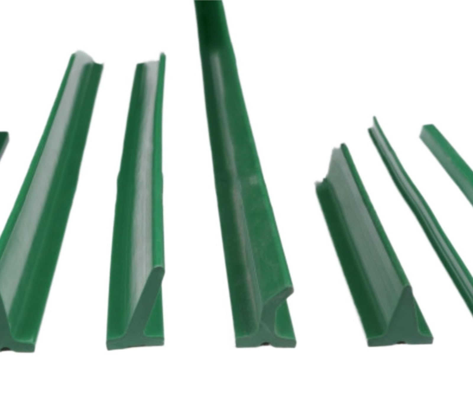 2 meter/stücke T30 H: 30mm Basis breite: 25mm Grüne PVC Förderband Stollen Montage Linie Klettern Band Prallplatte