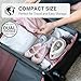 BEAUTURAL Mini Travel Steam Iron for Clothes with Dual Voltage, Temperature Control, Non-Stick Soleplate and Cord Storage, Ideal for Sewing, Quilting and Handcraft