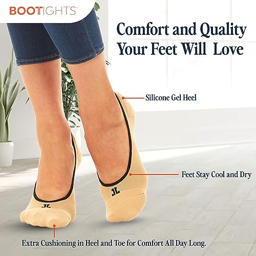 No Show Socks for Women 2-Pack - Comfortable Premium Cushioned Non-Slip, Moisture-Wicking Women's Socks2