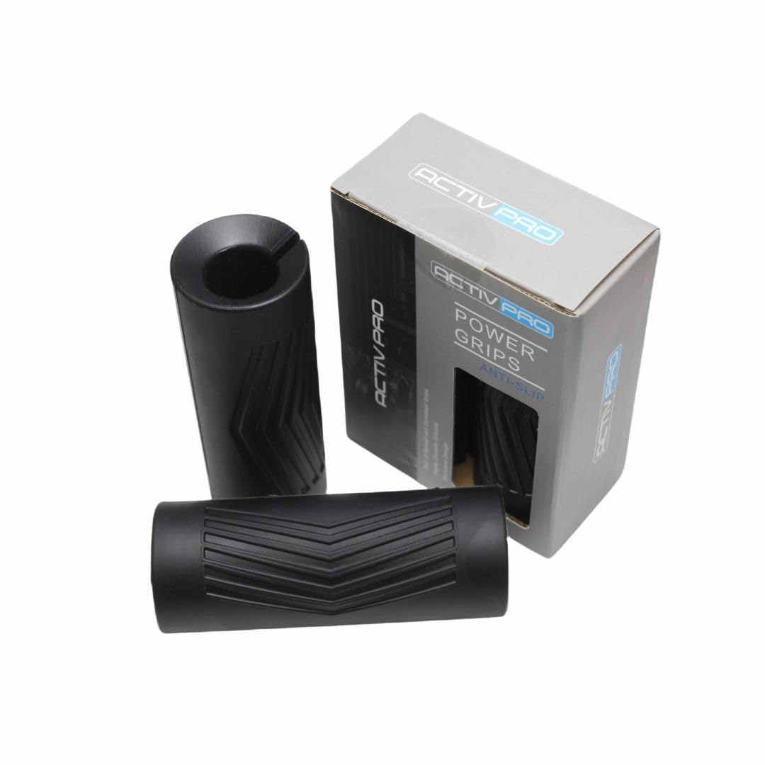 Dumbbell Bar Grips Barbell Handles Weightlifting Thick Silicone Grip Bigger Muscle Building Exercise Strength Training Gym Equipment Protect Pads Adapter Sleeve