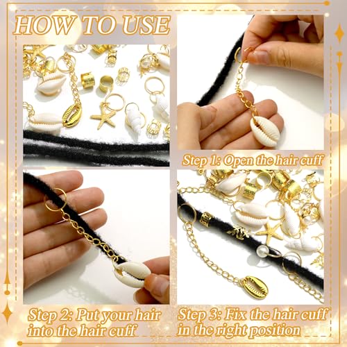 Accesorios metálicos de pinzas para cabello NAISKA 42 piezas miniatura 6