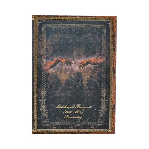 Paperblanks 2026 Michelangelo, Handwriting, Fascinating Handwriting, 12-Month Calendar, Midi, Vertical, with Folding Envelope - Image 3