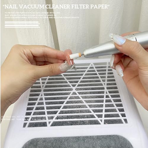 100 filtros para colector de polvo de uñas miniatura 7