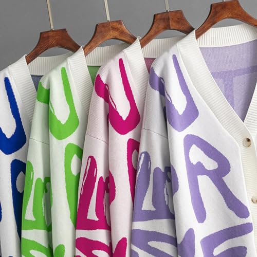 JASCLS Women's Leopard Print Cardigan V Neck Long Sleeve Color Block Button Down Sweater Outwear3