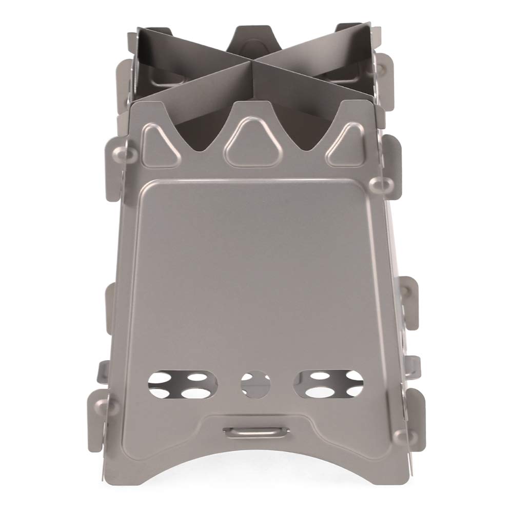 Lixada Rechaud Holzofen Mini faltbar Camping Hobo Ofen für Picknick BBQ Camping Wandern Reise