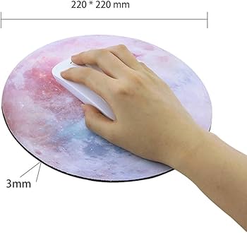 オシャレ 円型 惑星柄マウスパッド Amazon | Wakaka マウスパッド 惑星 宇宙 プラネット 丸型 柔軟