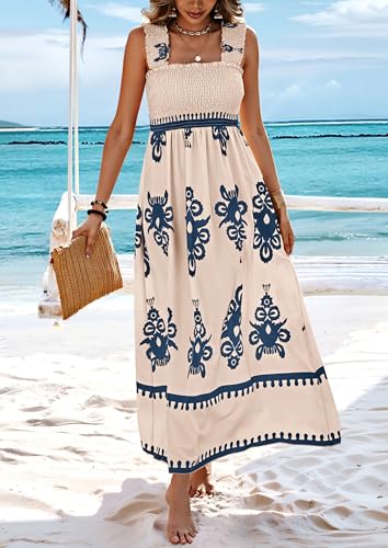 Image of PRETTYGARDEN Women's Sleveless Boho Maxi Dress