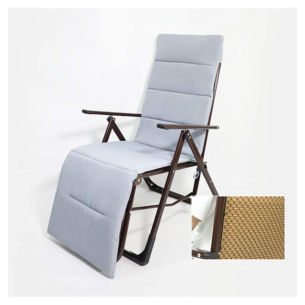 Chaise de plage pliable ergonomique avec assise extra large de 52 cm